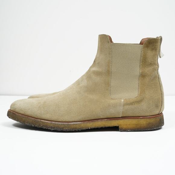 Common Projects Suede Chelsea Boots beige EU 44 US 10.5–11 Italy Made main image 4